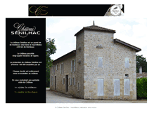 Tablet Screenshot of chateau-senilhac.com